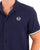Sergio Tacchini Full Button Polo Shirt Navy
