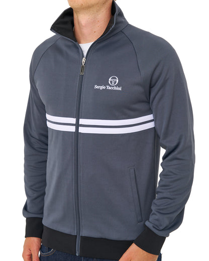 Sergio Tacchini Dallas Track Top Dark Grey