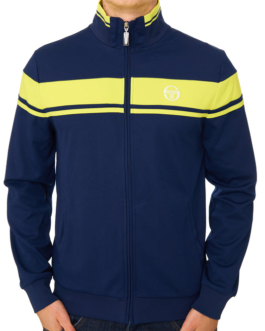 Sergio Tacchini Sergio Tacchini Masters Track Top Navy Blue/Green