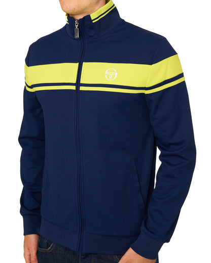 Sergio Tacchini Masters Track Top Navy Blue/Green