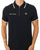 Sergio Tacchini Davide Zip Polo Shirt Black