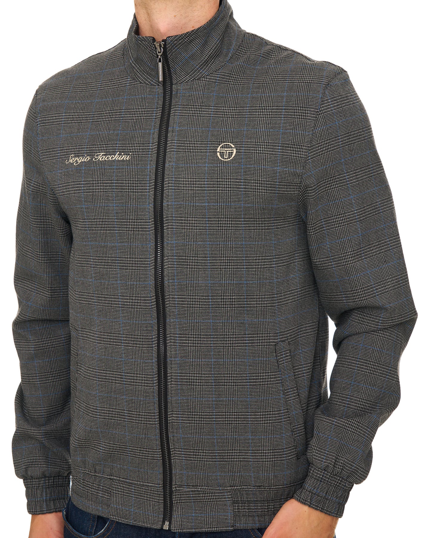 Sergio Tacchini Deluca Jacket Charcoal/Black