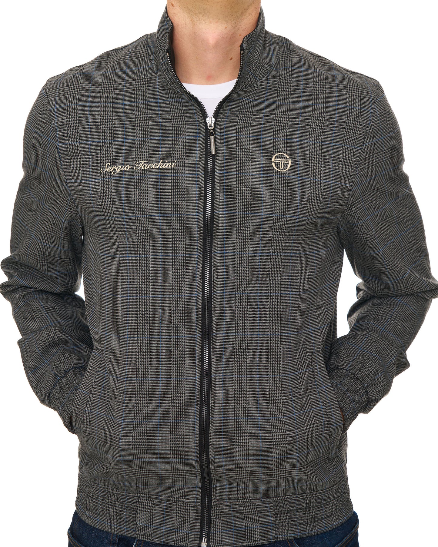 Sergio Tacchini Deluca Jacket Charcoal/Black