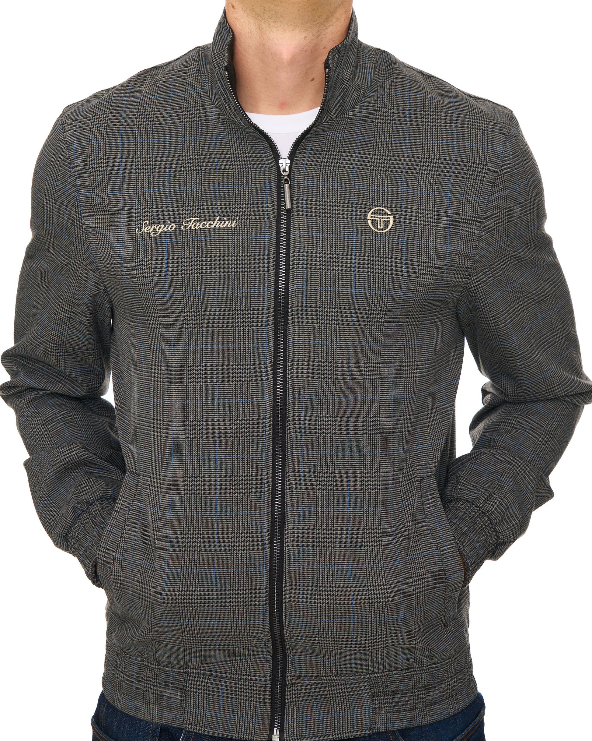 Sergio Tacchini Deluca Jacket Charcoal/Black