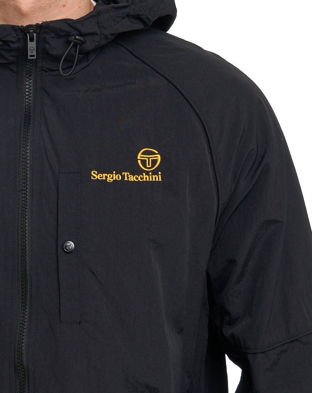 Sergio Tacchini Hooded Jacket Black