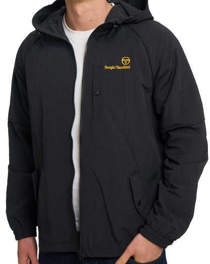 Sergio Tacchini Hooded Jacket Black