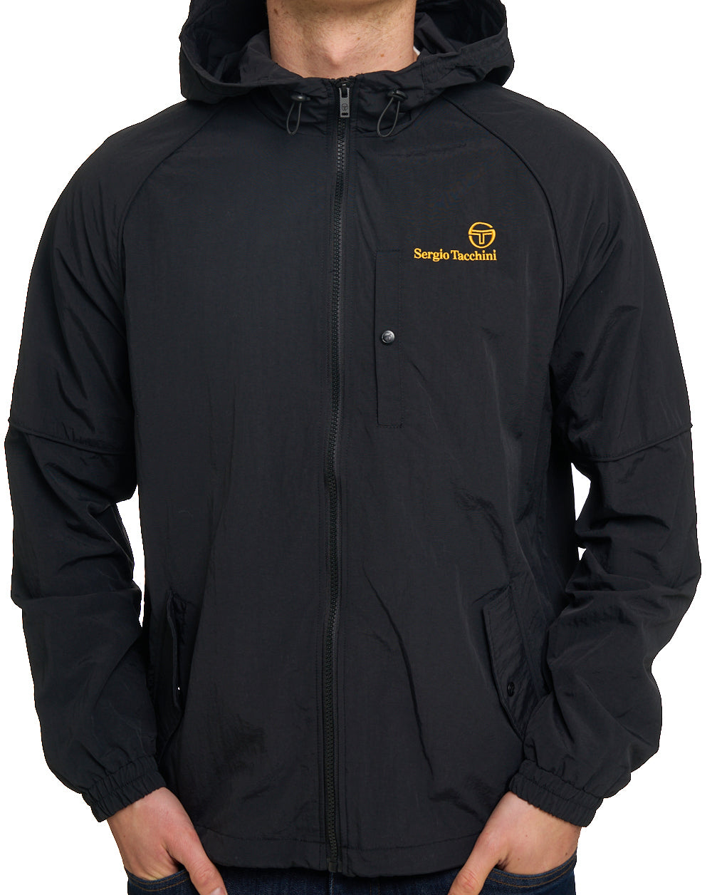 Sergio Tacchini Hooded Jacket Black