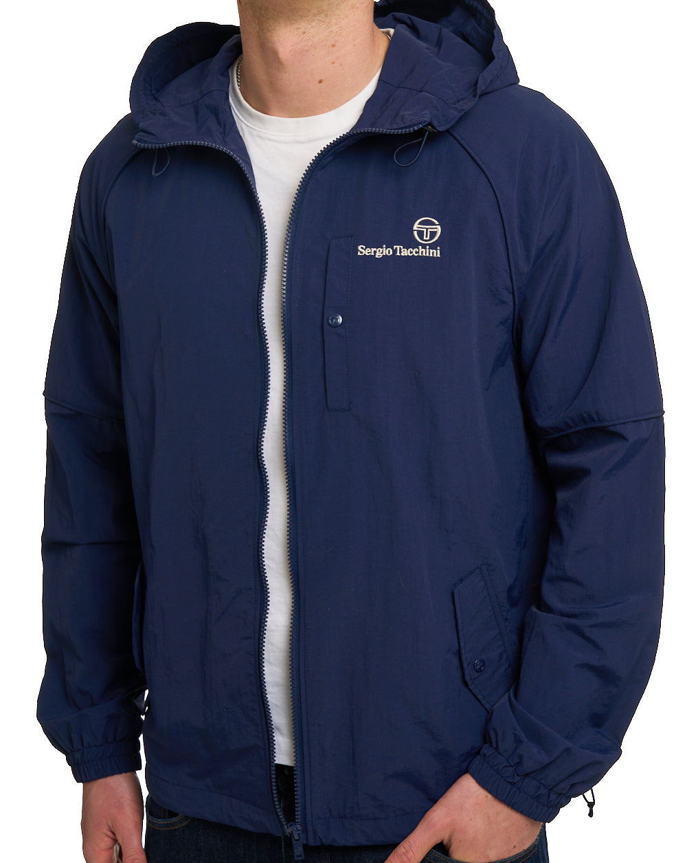 Sergio Tacchini Hooded Jacket Navy