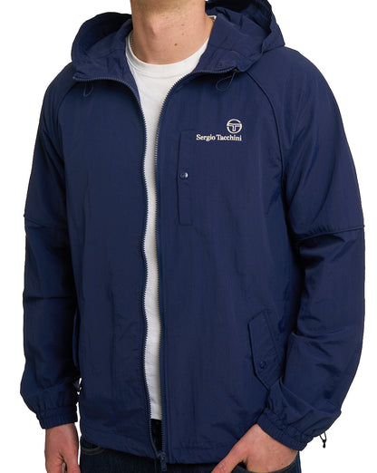 Sergio Tacchini Hooded Jacket Navy