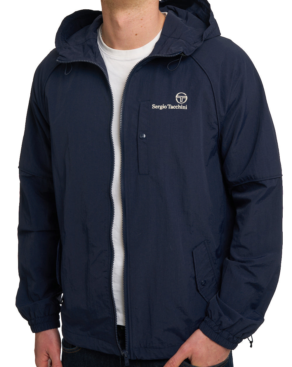 Sergio Tacchini Hooded Jacket Navy