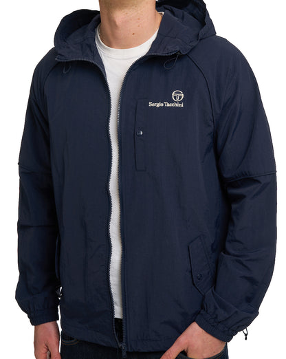 Sergio Tacchini Hooded Jacket Navy