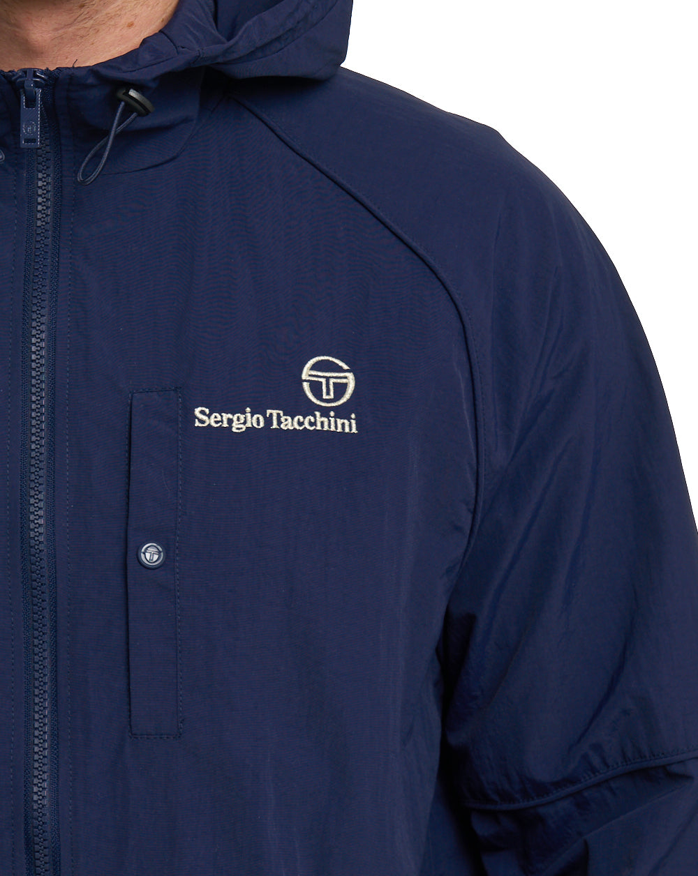 Sergio Tacchini Hooded Jacket Navy
