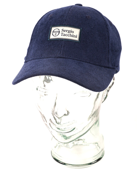 Sergio Tacchini Sergio Tacchini Edwaldo Corduroy Cap Navy Blue/Gardenia
