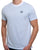 Sergio Tacchini Falcao Stripe T Shirt White/Clear Sky