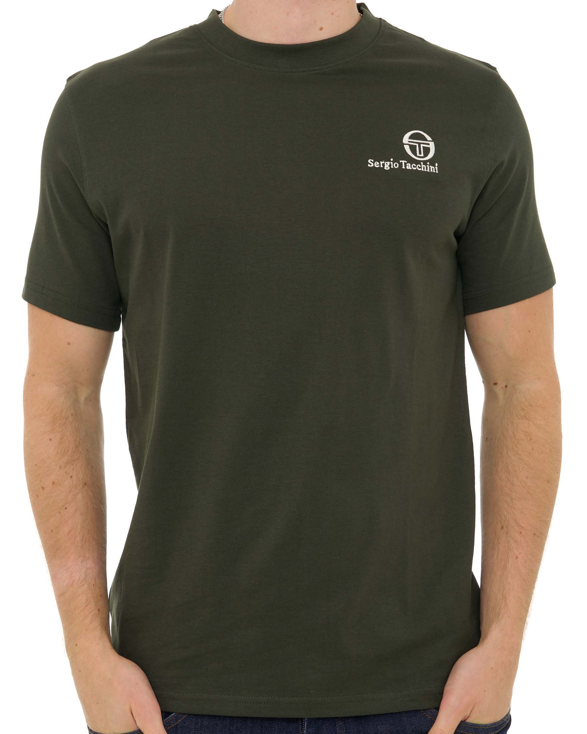 Sergio Tacchini Felton T Shirt Dark Green