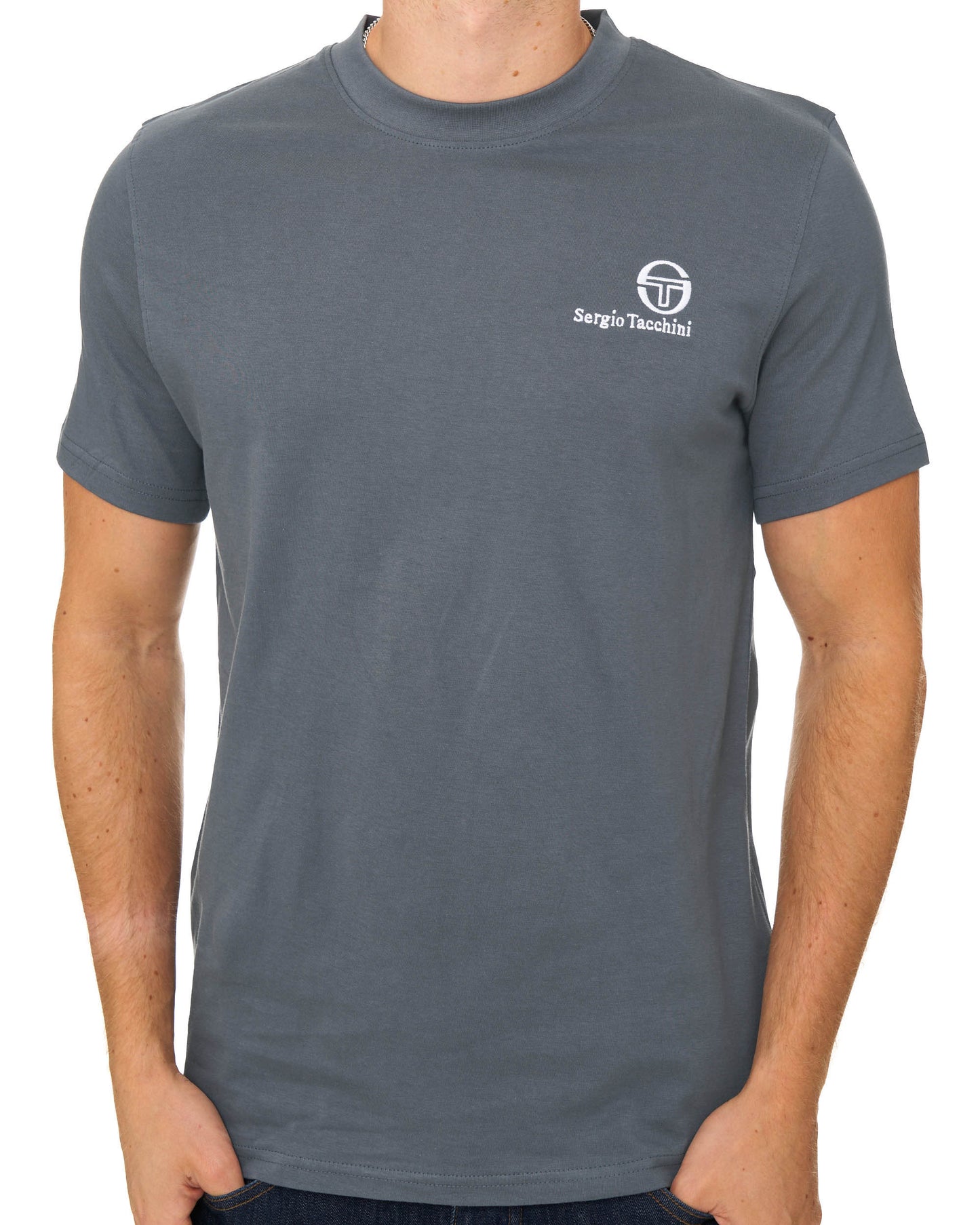 Sergio Tacchini Felton T Shirt Dark Grey
