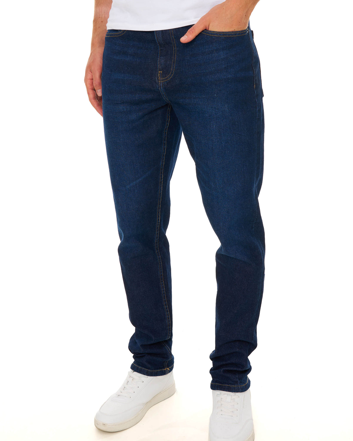 Sergio Tacchini Forza Straight Leg Jeans Indigo Wash