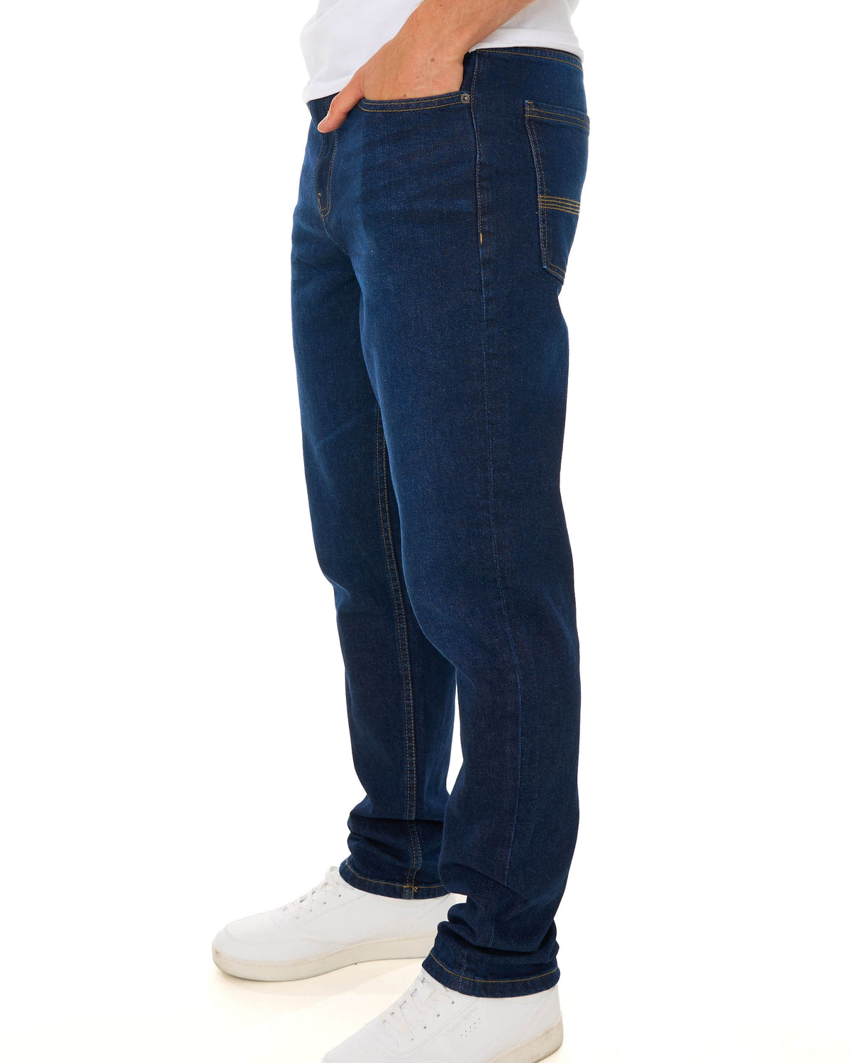 Sergio Tacchini Forza Straight Leg Jeans Indigo Wash