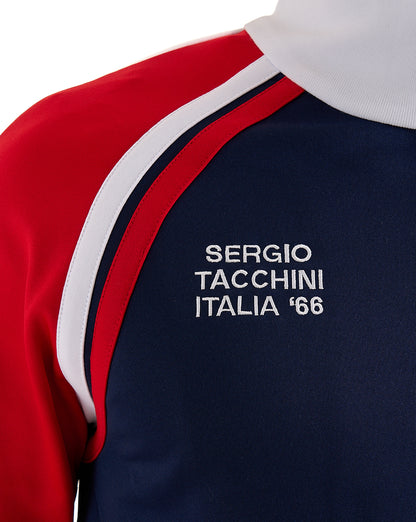 Sergio Tacchini Ghibli Davis Track Top Navy Blue/Deep Red