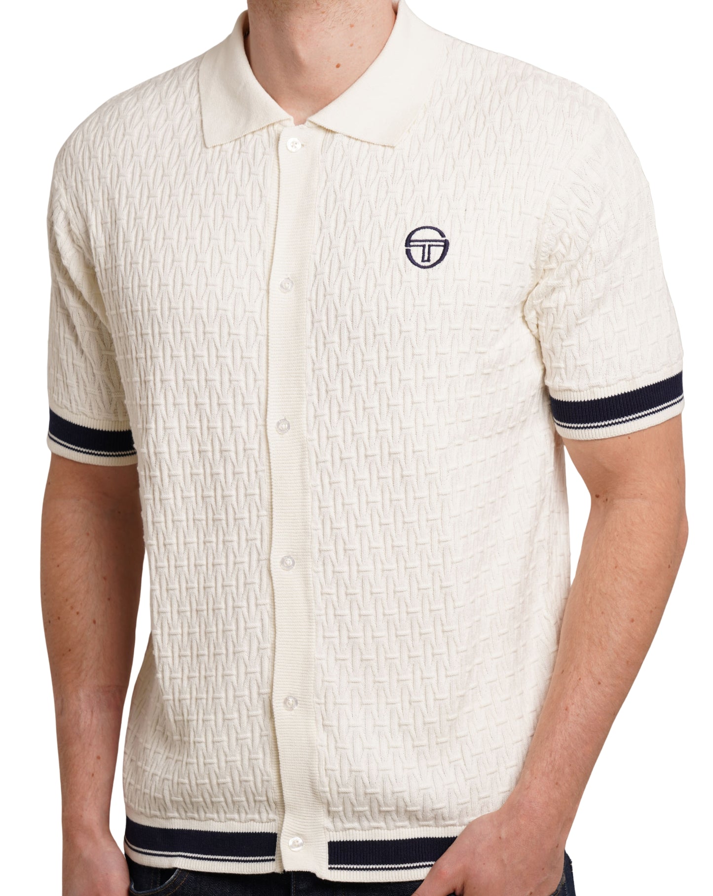 Sergio Tacchini Hendro Knit Polo Gardenia