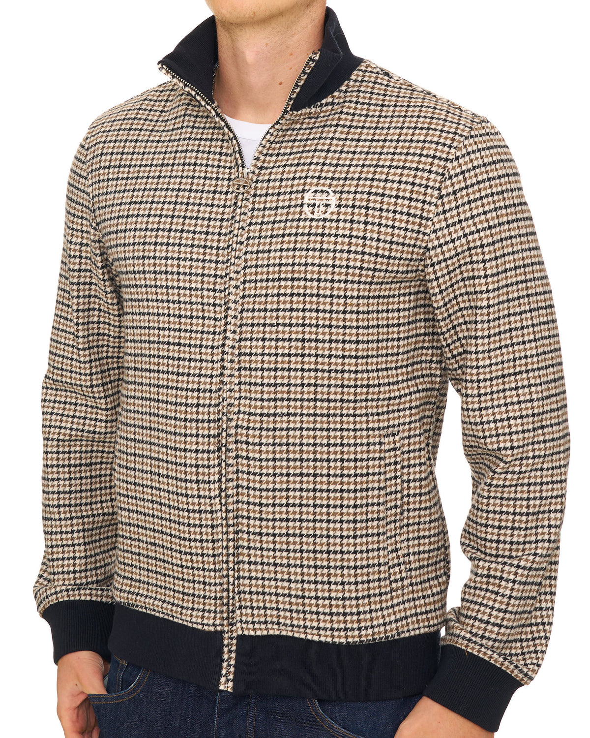 Sergio Tacchini Houndstooth Check Jacket