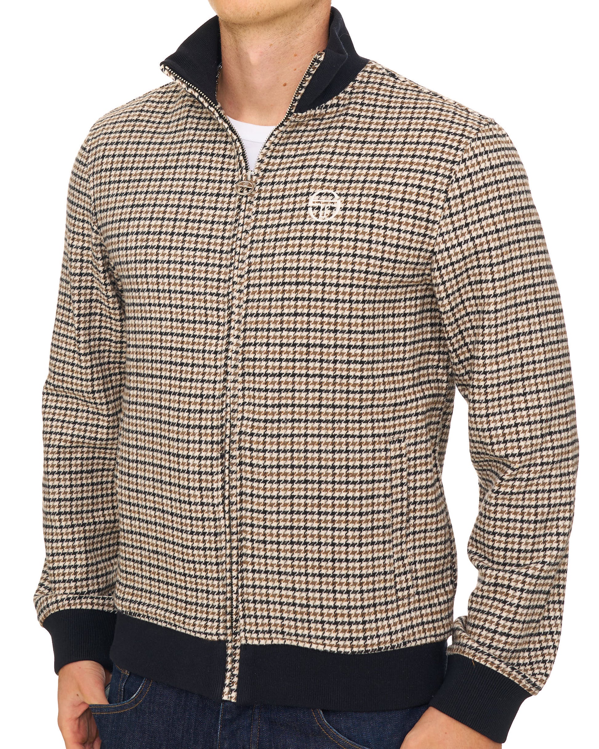 Sergio Tacchini Houndstooth Check Jacket