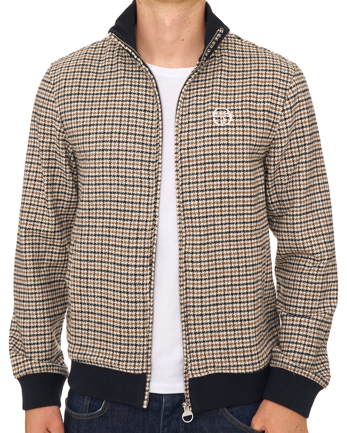Sergio Tacchini Houndstooth Check Jacket