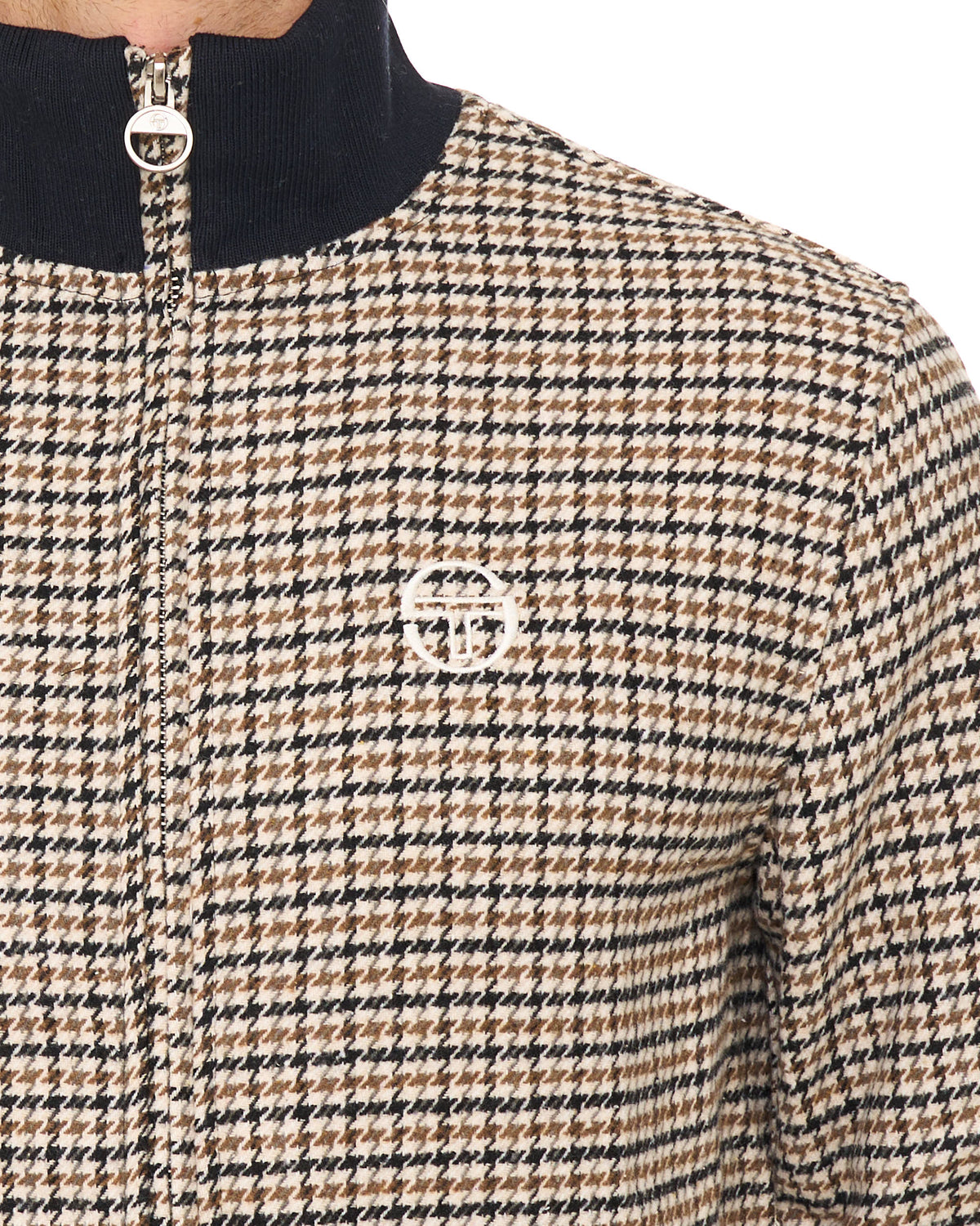 Sergio Tacchini Houndstooth Check Jacket