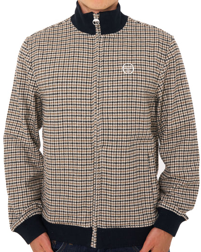 Sergio Tacchini Houndstooth Check Track Top