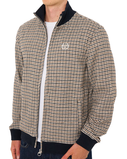 Sergio Tacchini Houndstooth Check Track Top