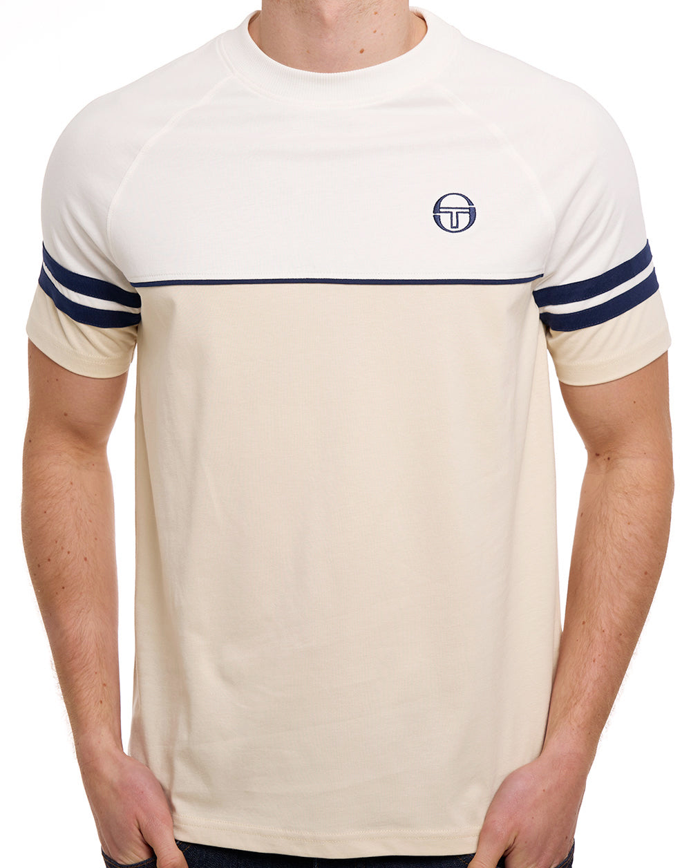 Sergio Tacchini Orion T Shirt Gardenia/Sandshell