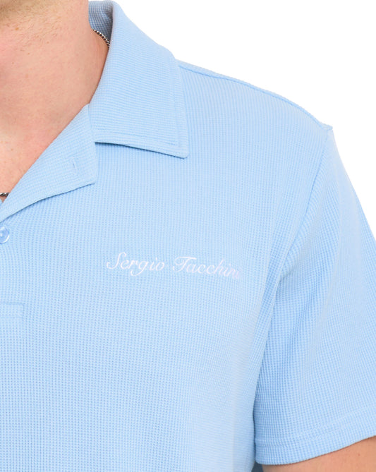 Sergio Tacchini Sergio Tacchini Revere Collar Polo Sky