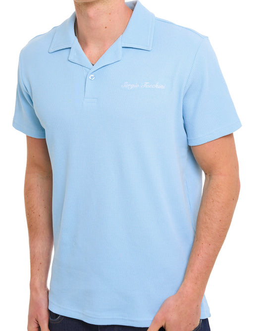 Sergio Tacchini Sergio Tacchini Revere Collar Polo Sky