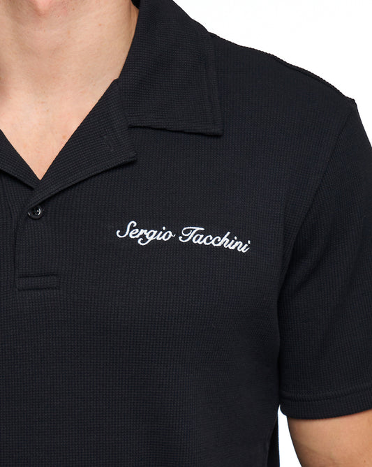 Sergio Tacchini Sergio Tacchini Signature Revere Polo Black