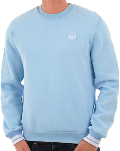 Sergio Tacchini Logo Sweat Sky Blue