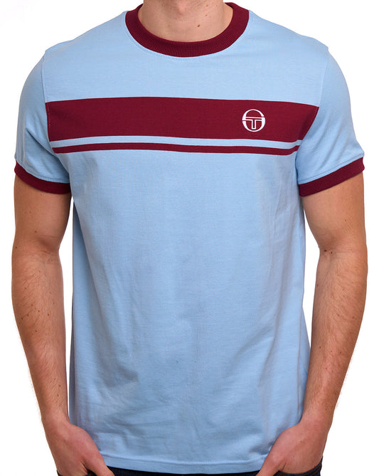 Sergio Tacchini Sergio Tacchini Masters T Shirt Sky/Claret