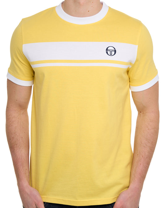 Sergio Tacchini Sergio Tacchini Masters T Shirt Yellow/White
