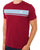 Sergio Tacchini Masters T Shirt Claret/Dusky Blue