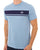 Sergio Tacchini Masters T Shirt Dusky Blue/Navy