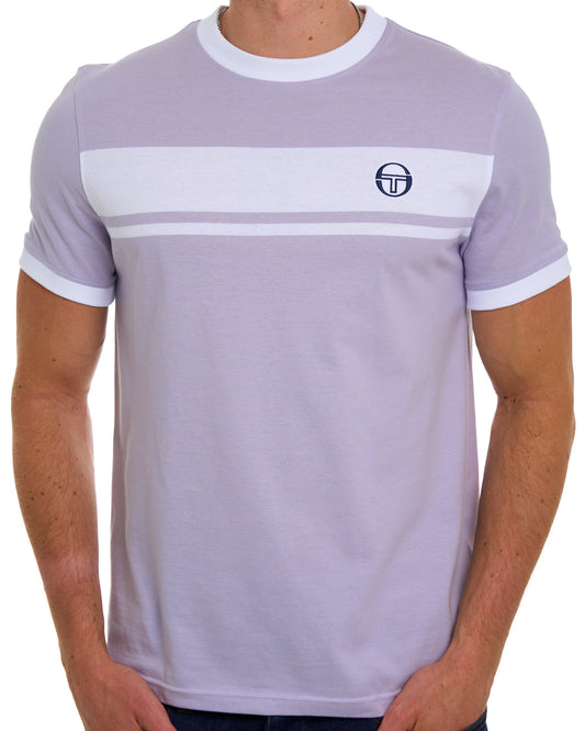 Sergio Tacchini Sergio Tacchini Masters T Shirt Lilac White