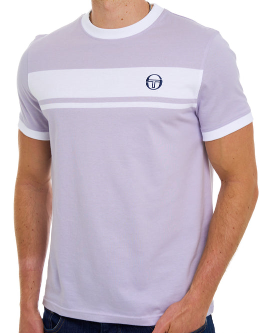 Sergio Tacchini Sergio Tacchini Masters T Shirt Lilac White