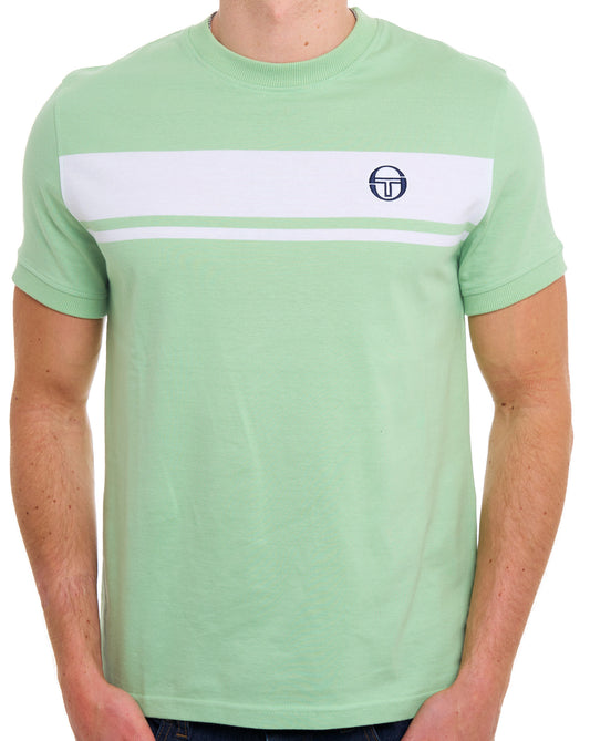 Sergio Tacchini Sergio Tacchini Masters T Shirt Soft Green White