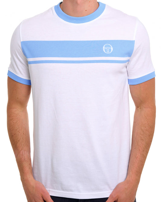 Sergio Tacchini Sergio Tacchini Masters T Shirt White Sky