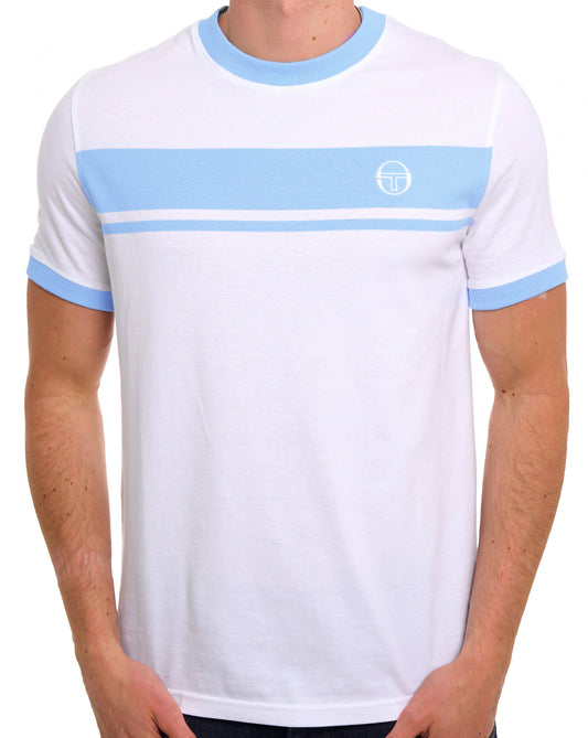 Sergio Tacchini Sergio Tacchini Masters T Shirt White Sky