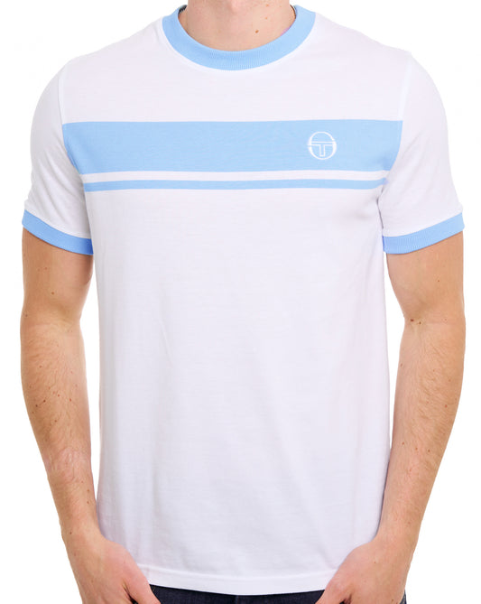 Sergio Tacchini Sergio Tacchini Masters T Shirt White Sky