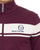 Sergio Tacchini Masters Track Top Deep Burgundy Gardenia