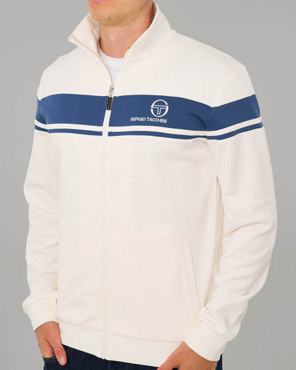 Sergio Tacchini Masters Track Top Gardenia/Vintage Indigo