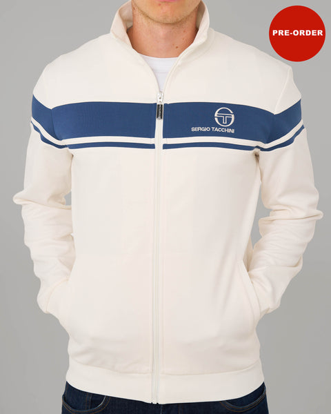 Sergio Tacchini Masters Track Top Gardenia/Vintage Indigo