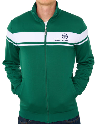Sergio Tacchini Masters Track Top Green / White
