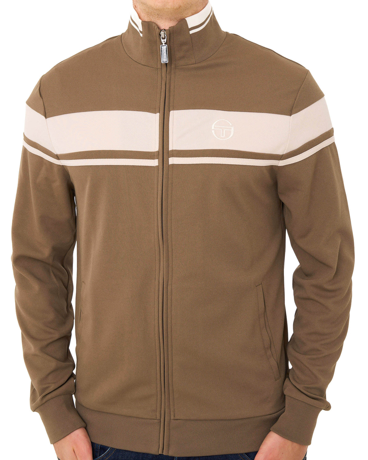 Sergio Tacchini Masters Track Top Light Brown/Sand